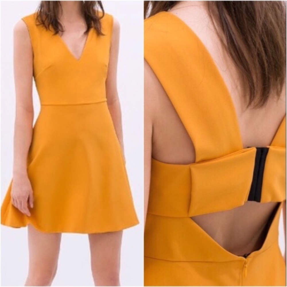 Zara bow back dress